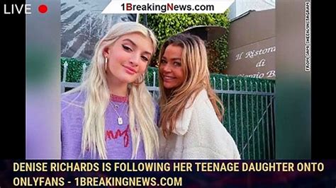 denise richardson onlyfans|Denise Richards is following her teenage daughter onto OnlyFans